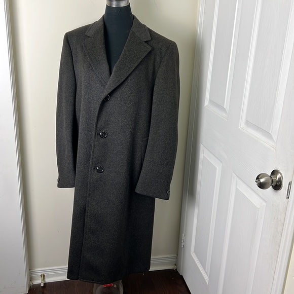 Vintage Freedman Boyfriend Oversized Outerwear Wool Trench Slouch Coat Sz large - Picture 5 of 13